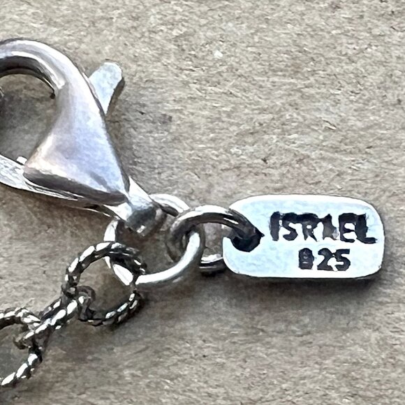 Sundance NEW $188 Sterling Silver Israel Pendant 16-1/2" Chain Pendant Necklace - Picture 8 of 12